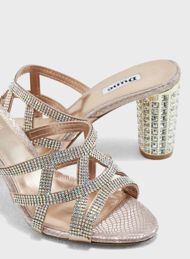 Dune LONDON Madrid Di Diamante Circular Heel