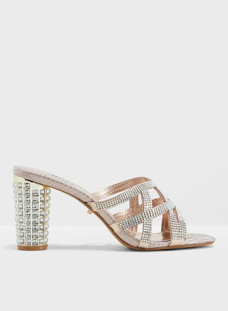 Dune LONDON Madrid Di Diamante Circular Heel
