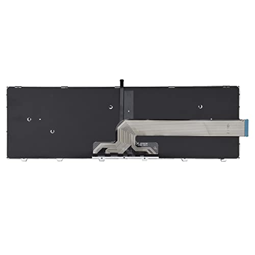 SUNMALL لوحة مفاتيح بديلة جديدة من SUNMALL لجهاز اللابتوب مع إضاءة خلفية متوافقة مع ديل إنسبيرون 15 3000 3541 3542 5547 باللون الأسود تخطيط أمريكي - Image 3