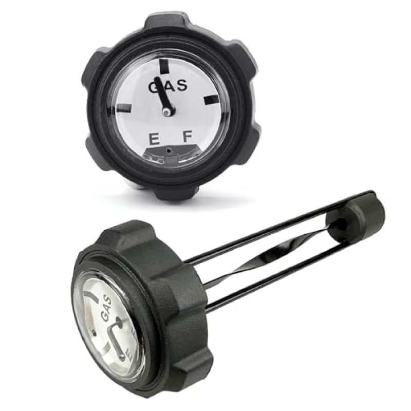 Mechanical Fuel Gauge Cap 185mm Length Diesel Fuel Cap - Non-Vented Screw-On Replacement Fuel Cap with Tank Level Gauge for Snowmobile Pre-Trip Inspection - Image 2