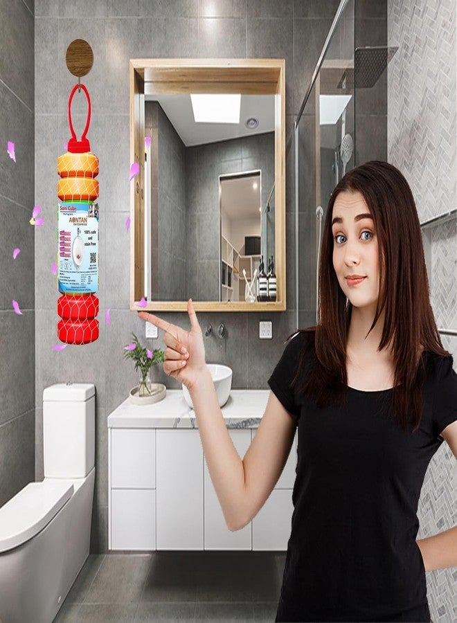 AONTAN ENTERPRISE معطر جو للمرحاض من شركة أونتان إنتربرايز، مكعبات معطرة تدوم طويلاً للمباول، معطر للحمامات، معطر للأحذية، مزيج من الروائح، عبوة من 6 قطع، وزن كل قطعة 100 غرام - Image 2