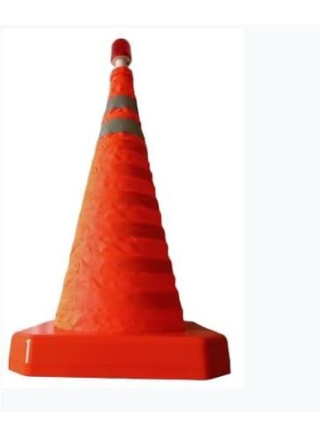 SOFAB Collapsible Emergency Traffic Cone with Reflective Beacon – Pop-Up Safety Cone for Cars, Trucks, Motorbikes, and Pedestrian Use – Easy Storage – Model SF-SAFETY-CONE-SSC550-B8A - Image 2