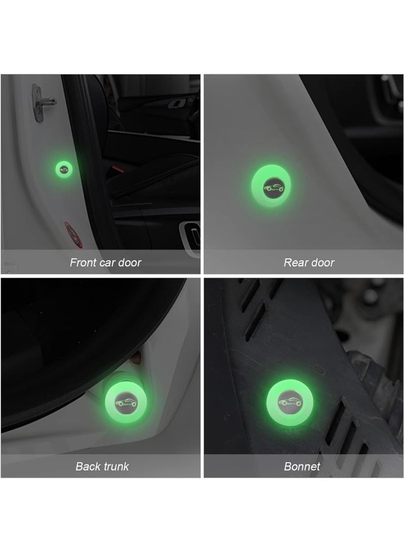 4PCS Silicone Car Door Protector Guards with Reflective Glow Design – Anti-Collision Scratch Protection Strips for All Vehicle Doors - Image 3