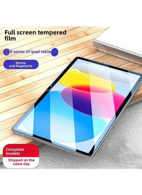 For Ipad Tempered Film Apple Pro11 Inch 10.2 HD Explosion-proof Film Air4 Flat Full Screen Protective Film-Colour:Straight Edge High Definition (kraft Paper Packaging)-Size:Ipad 5 (2017) 9.7inch