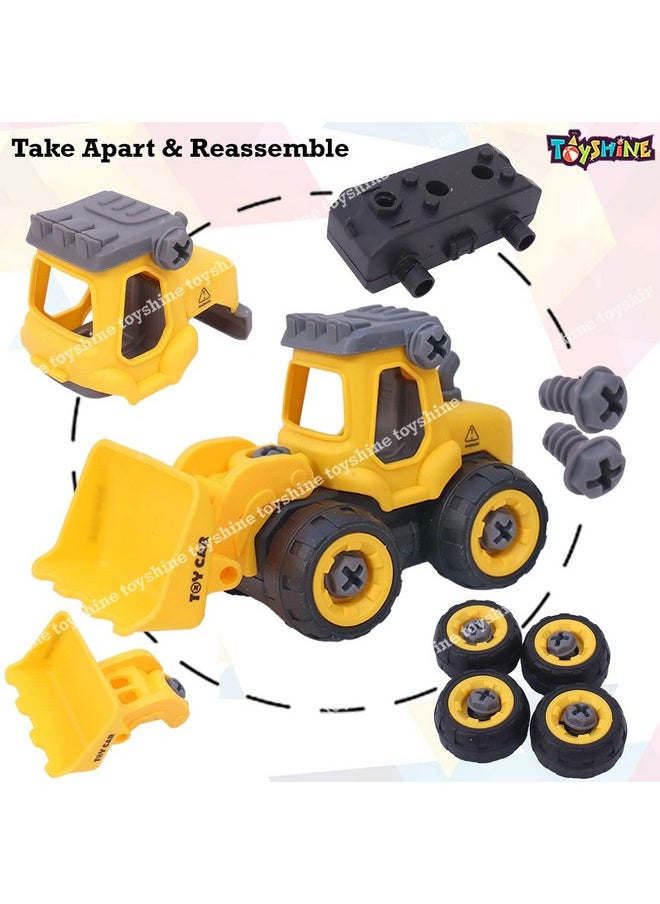 Toyshine Toyshine Take Apart Toys 4 Pack - DIY Construction Engineering Car Toy, Kids STEM Sand Toys for Toddlers Age 3-5, Building Sandbox Toys Truck, Birthday Gifts for Boys 2 3 4 5 6 Year Old  - Image 2