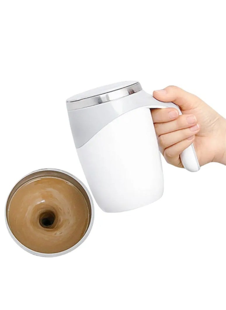 VIO Automatic Self Stirring Coffee Mug Electric Mixing Cup Rotating Home Office Travel Mixing Cup Multifunctional Anti Rust Self Stirring Cup for Coffee Milk Cocoa  - Image 1