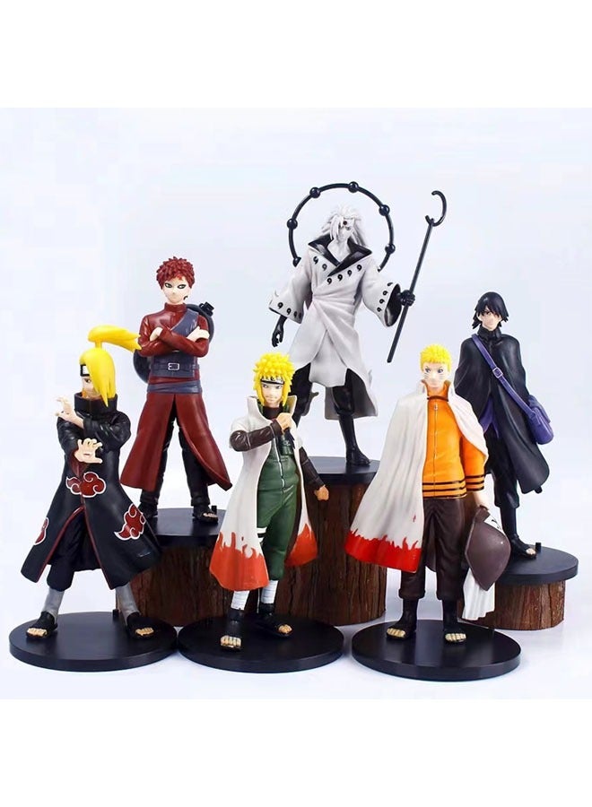 عام شخصية ناروتو كاكاشي ساسكي نموذج ديكور سطح المكتب أوتشيها إيتاشي نموذج لعبة حفلة عيد ميلاد مجموعة الديكور هدية للعائلة والأصدقاء - Image 1