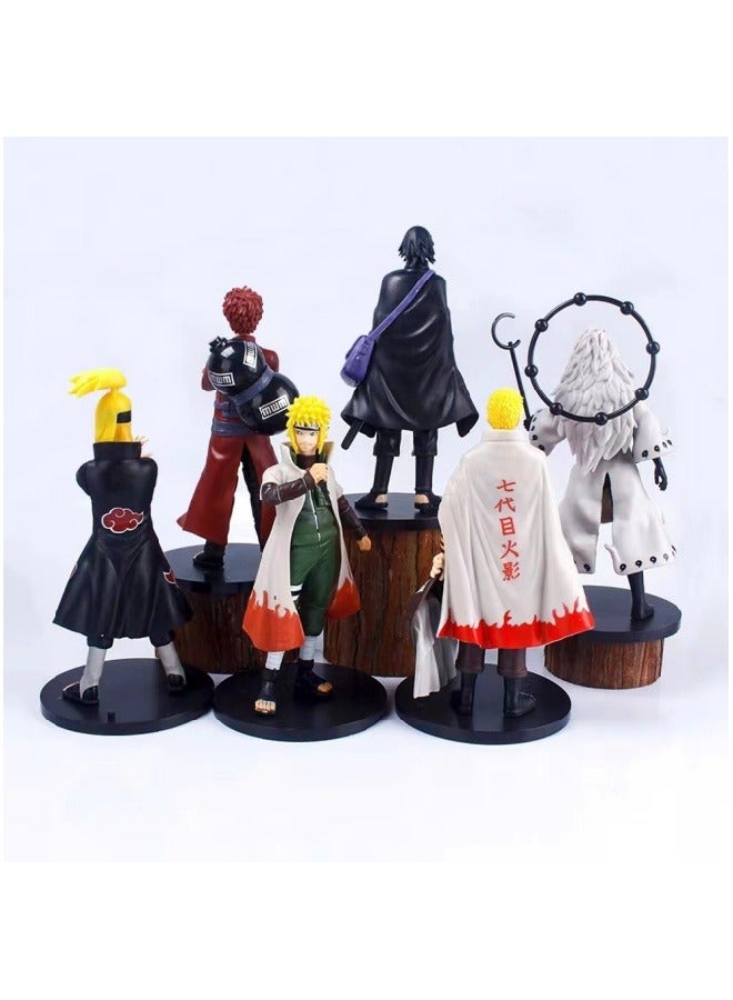 عام شخصية ناروتو كاكاشي ساسكي نموذج ديكور سطح المكتب أوتشيها إيتاشي نموذج لعبة حفلة عيد ميلاد مجموعة الديكور هدية للعائلة والأصدقاء - Image 2