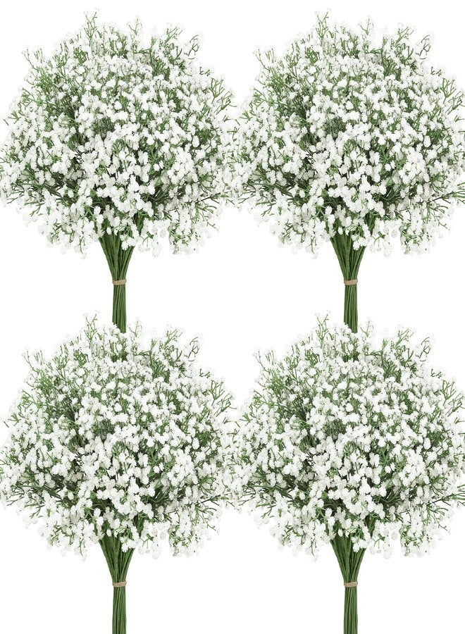Roberly 30 Pcs Babys Breath Artificial Flowers, 22" Fake Gypsophila Flowers with Long Stems Real Touch Faux Greenery Plants DIY Flores Bouquet for Vase Wedding Floral Party Outdoor Garden Home Decor - Image 1