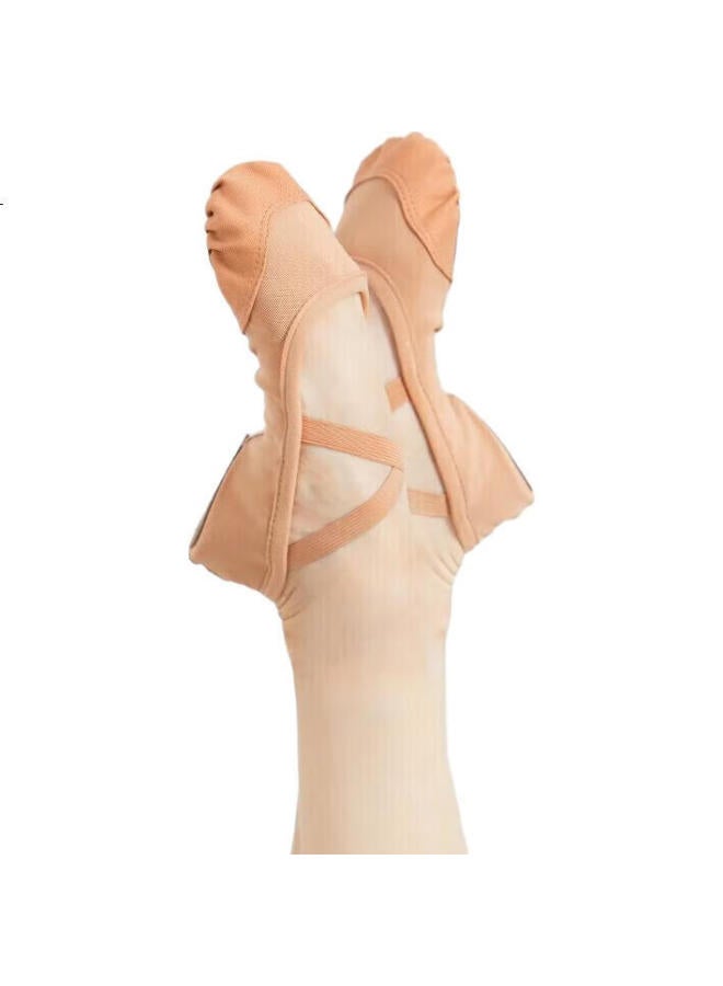 Sansha Ballet Dance Shoes, Women'S Adult Practice Soft Shoes, Gymnastics Shoes, Elastic Mesh Breathable, 83X Size 40 - Image 1
