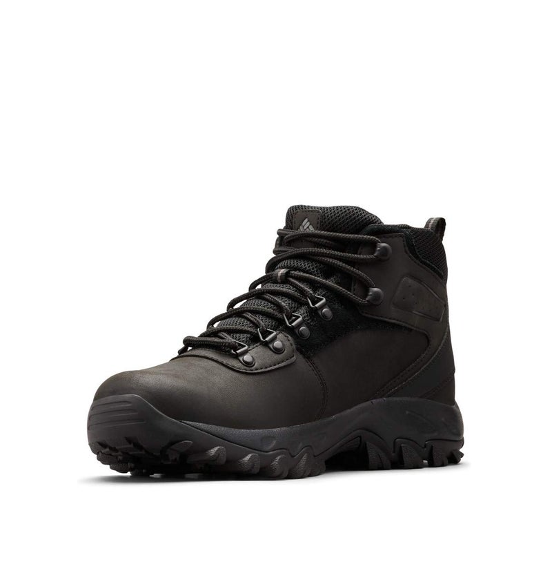 Columbia mens Newton Ridge Plus Ii Waterproof Boot Hiking Shoe, Black/Black, 11.5 Wide US - Image 2