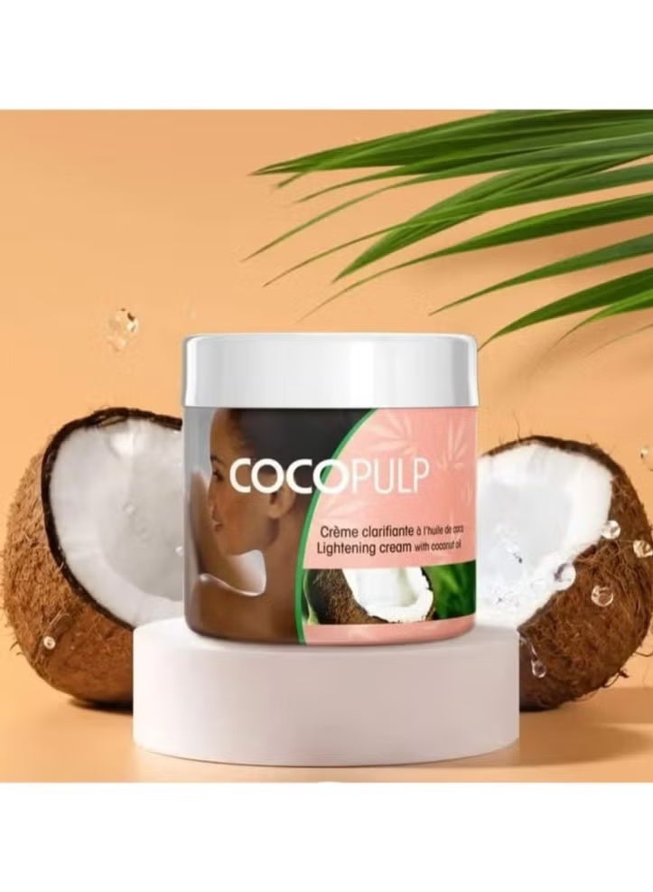 كريم تفتيح البشرة بزيت جوز الهند وتبييض البشرة من كوكو (Cocopulp) 500 مل