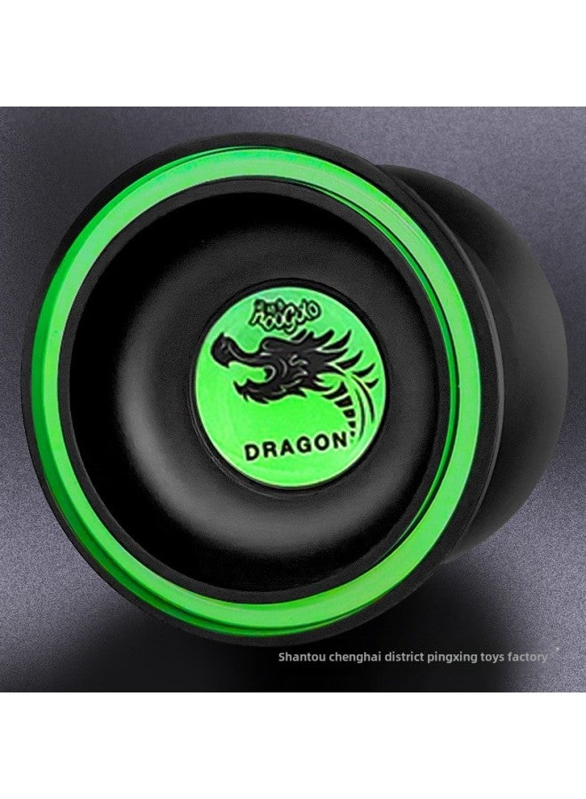 Yo-Yo Professional Senior Yo-Yo Game Special Night Luminous Super Long Sleep Children Fam Yoyo Ball 1a-Color:Deluxe Version: Luminous Inner Ring-silver Dragon Yo-yo - Image 2