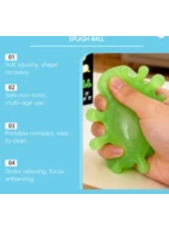 NEEDOH Sploot Splat Squishy Toy, Stress Relief Sensory Fidget Toy for Kids & Adults, Viral Squeeze Toy for Anxiety & ADHD, Soft Slow-Rising Splat Ball, 3+ Age, - Image 4