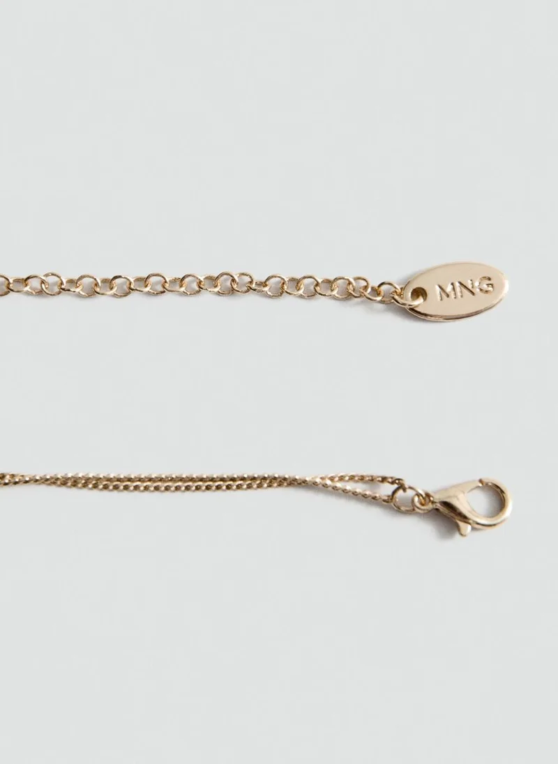 مانجو Mixed bead necklace