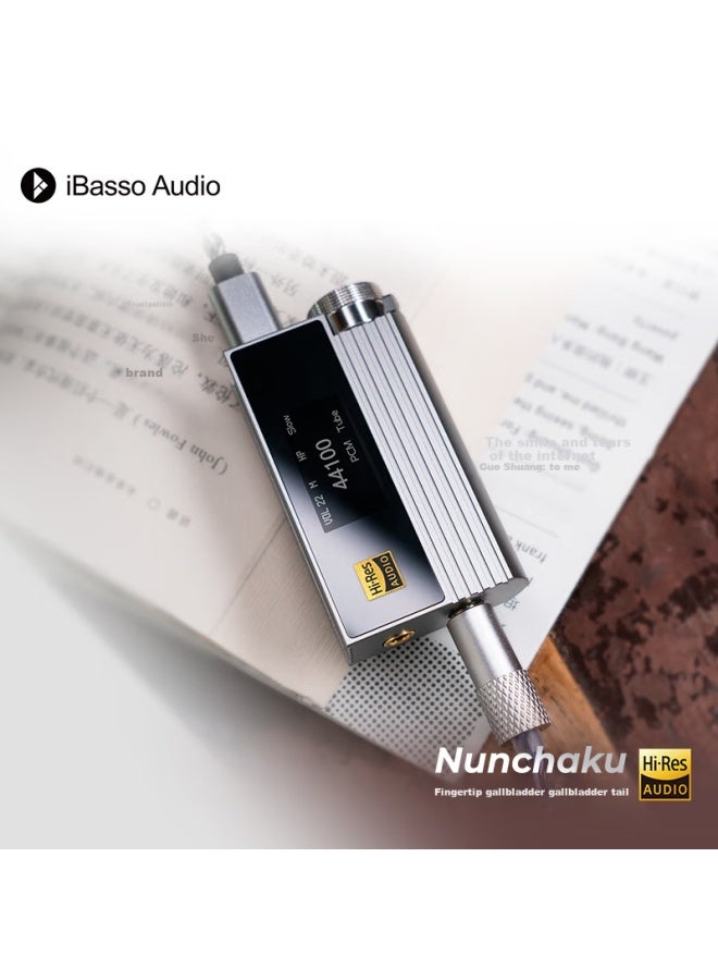 مضخم صوت سماعات الأذن نونشكو المتوازن 4.4 المتوازن 3.5 نوع-سي كابل قابل للاستبدال هاي فاي محمول أندرويد كمبيوتر محول أنبوب ذيل منزلي رمادي