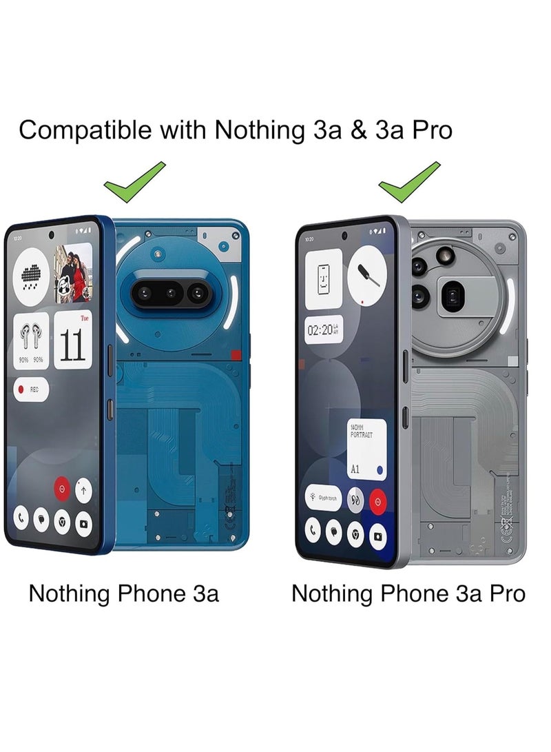 DUSALA Screen Protector for Nothing Phone 3A / Nothing Phone 3A Pro Tempered Glass Screen Protector 9H Hardness Anti Fingerprint Scratch Resistance for Nothing Phone 3A / 3A Pro - Image 2