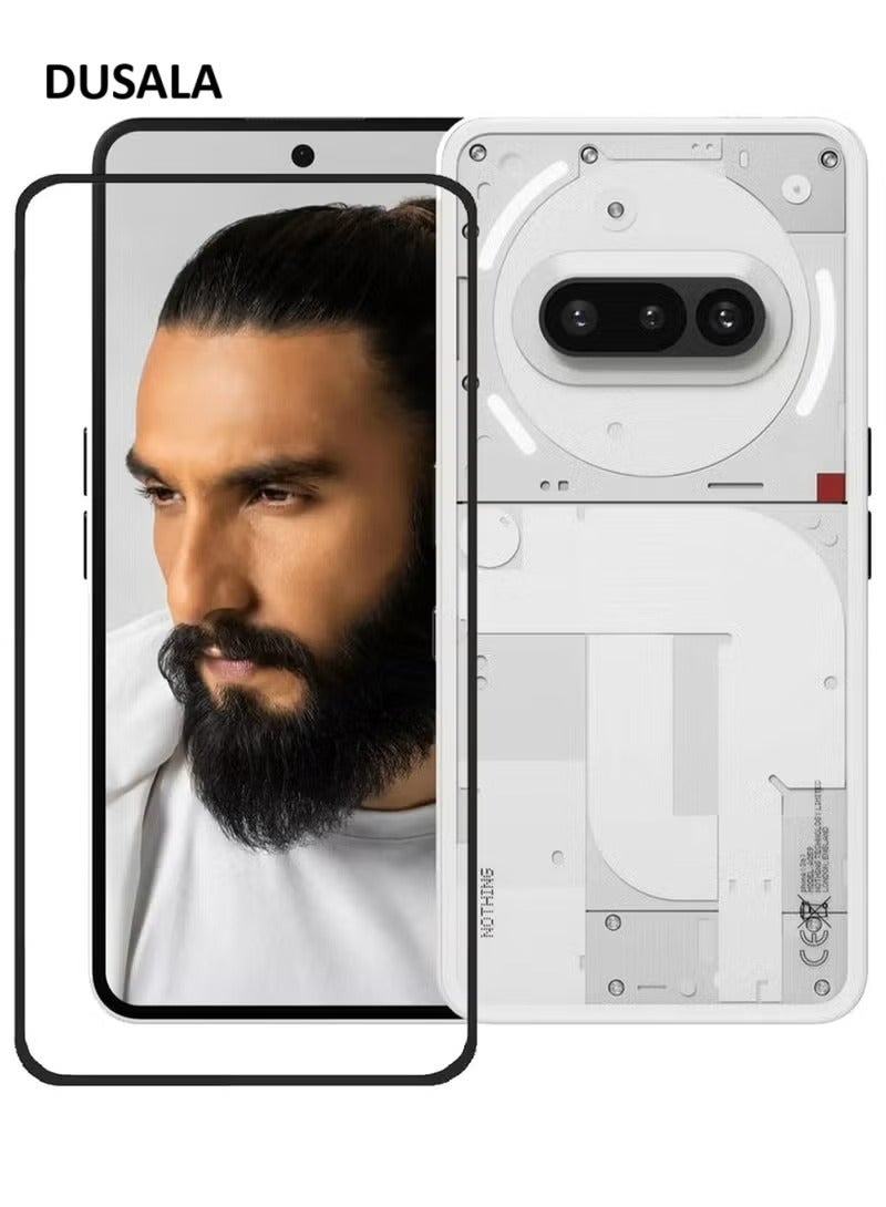 DUSALA Screen Protector for Nothing Phone 3A / Nothing Phone 3A Pro Tempered Glass Screen Protector 9H Hardness Anti Fingerprint Scratch Resistance for Nothing Phone 3A / 3A Pro - Image 1