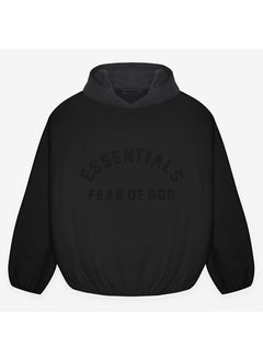 2024 SS Two-Tone Fleece Hoodie ESSENTIALS FOG Xuan Qing Black
