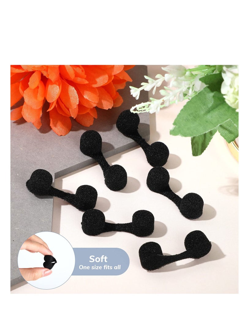 KASTWAVE Nose Plug Filter, KASTWAVE Disposable Nose Dust Filters Nostril Filters Spray Nose Filter Sponge Nose Plugs for Women Men Sunless Spray Tanning Outdoor Dust Construction Areas (100 Pieces Black) - Image 4