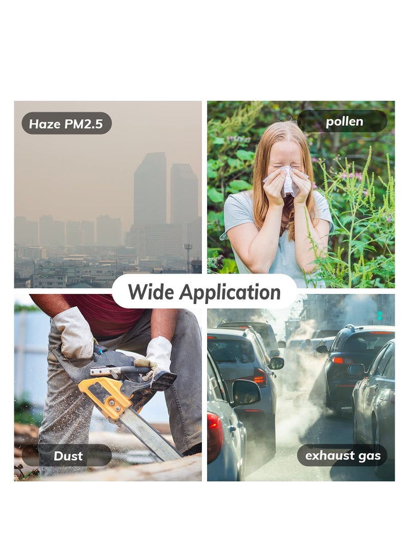 KASTWAVE Nose Plug Filter, KASTWAVE Disposable Nose Dust Filters Nostril Filters Spray Nose Filter Sponge Nose Plugs for Women Men Sunless Spray Tanning Outdoor Dust Construction Areas (100 Pieces Black) - Image 5