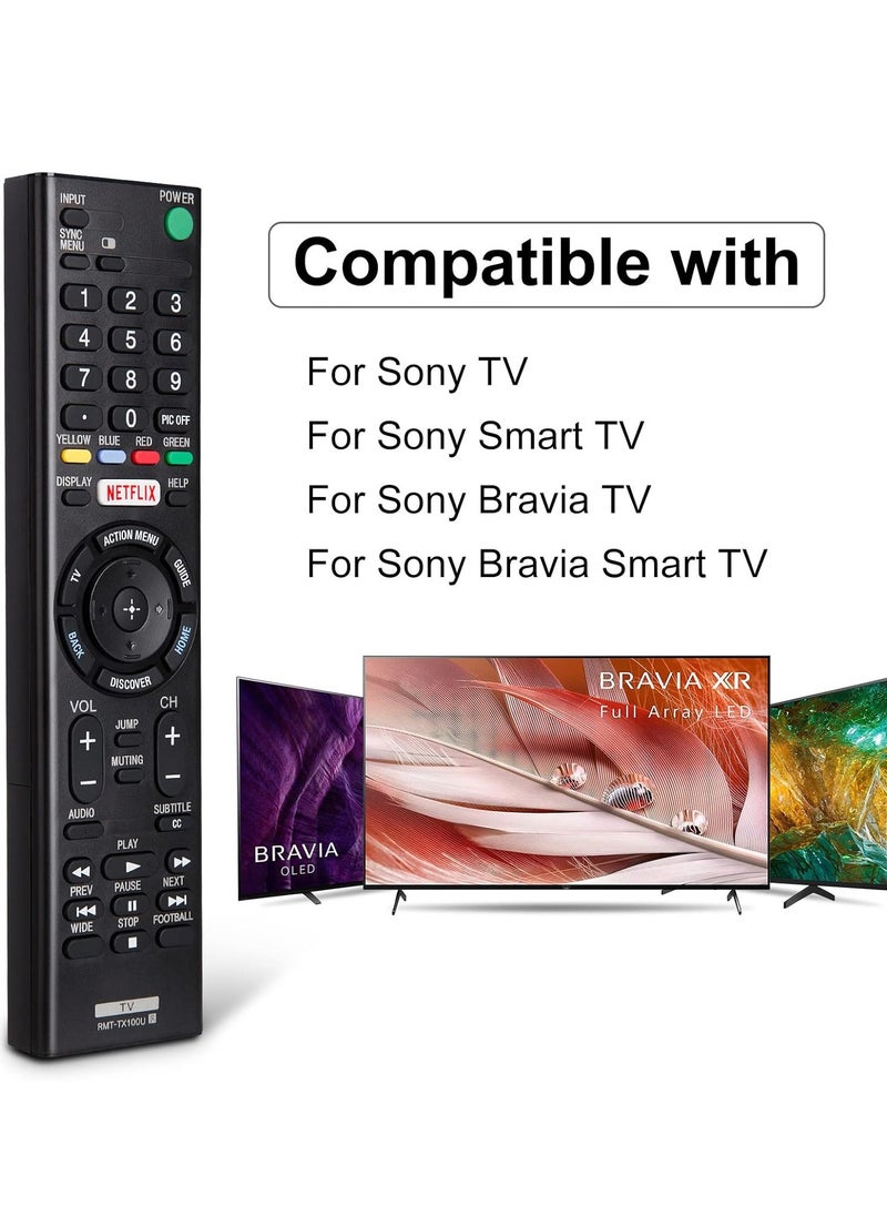 Generic - Universal Remote for Sony TV – Replacement for All Sony Bravia Smart LCD, LED, HD TVs with Netflix on - Image 1