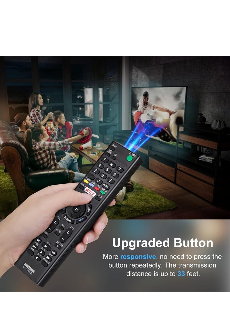Generic - Universal Remote for Sony TV – Replacement for All Sony Bravia Smart LCD, LED, HD TVs with Netflix on - Image 1