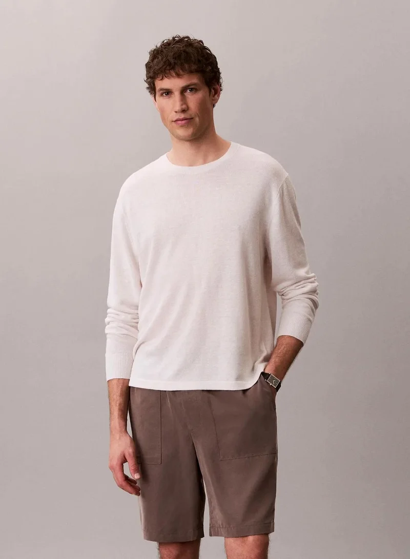 Calvin Klein Warm Oak Soft Modal Drawstring Shorts for Men | Best Price UAE