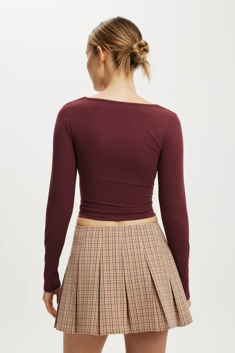 Cotton On  MAE PLEATED MINI SKIRT for Women | Best Price UAE
