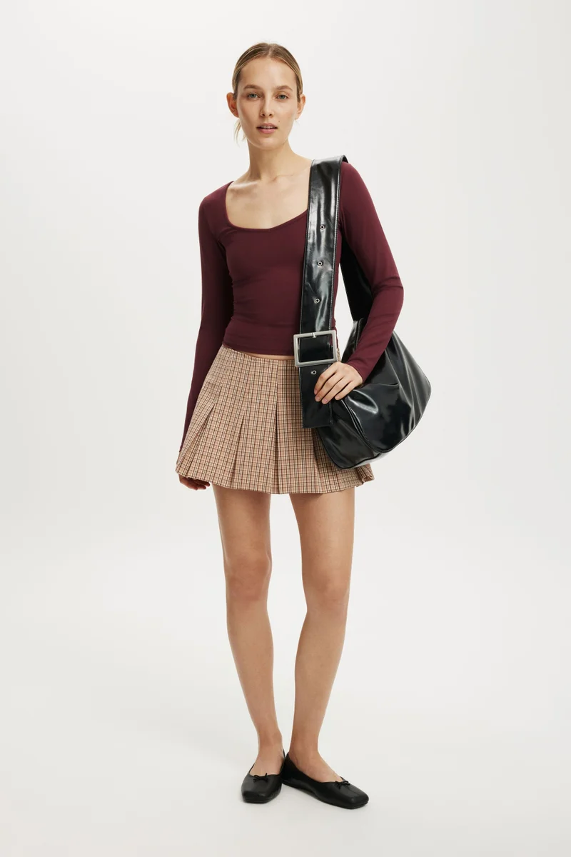 MAE PLEATED MINI SKIRT