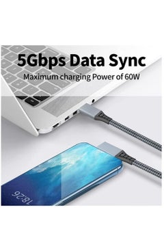 Y&D Extra Long Link Cable 16ft for Oculus Quest 2/ VR Headset and Gaming PC USB C to Fast Charging Charger Cord Compatible with Samsung Galaxy S22 S21 S20 Plus Ultra Note 20 (Grey)  - Image 3