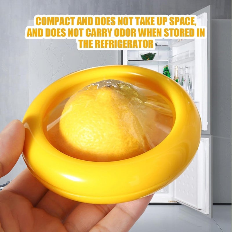 Wrixty Avocado Saver and Tomato Holder - Set of 4 Reusable Storage Containers for Fridge - Ideal for Garlic, Onions, Lemons, and Potatoes - Image 3