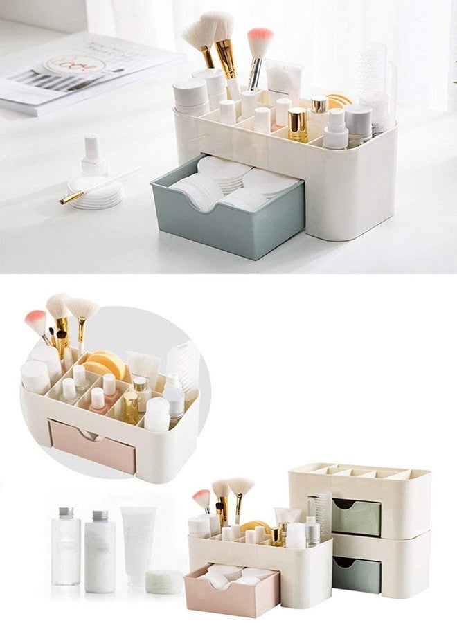 Moxtiza Plastic Cosmetic Jewelry Organizer Makeup Brush Box Lipstick Remote Control Holder - Image 4