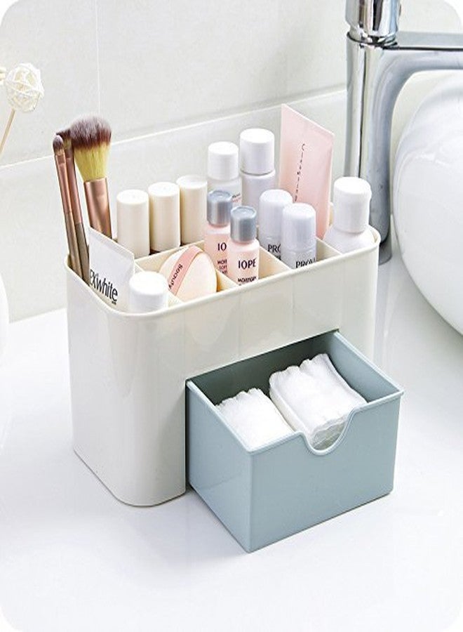 Moxtiza Plastic Cosmetic Jewelry Organizer Makeup Brush Box Lipstick Remote Control Holder - Image 2