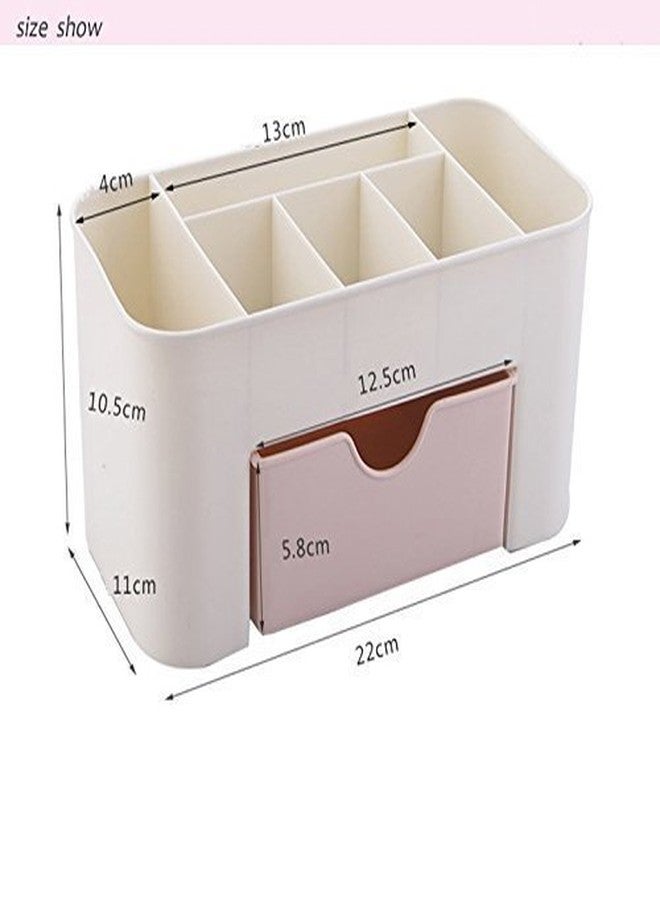 Moxtiza Plastic Cosmetic Jewelry Organizer Makeup Brush Box Lipstick Remote Control Holder - Image 3