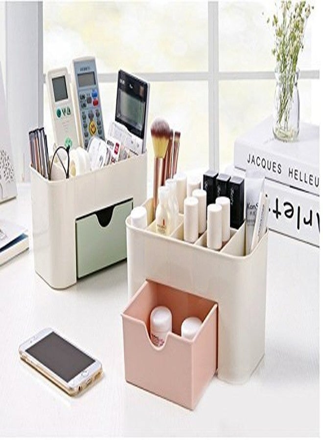 Moxtiza Plastic Cosmetic Jewelry Organizer Makeup Brush Box Lipstick Remote Control Holder - Image 5