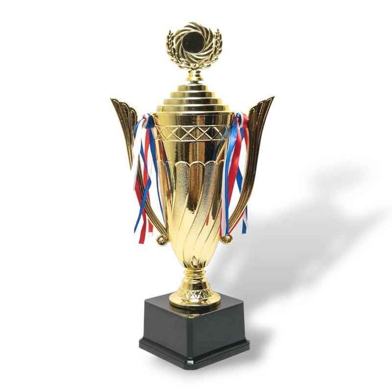 ArtRight Elysian Trophy for Sports, Office and Events | Golden Winner Trophy for Cricket, Football, Office and Corporate Team Events | Award for Best Employee & Winning Team - Image 1