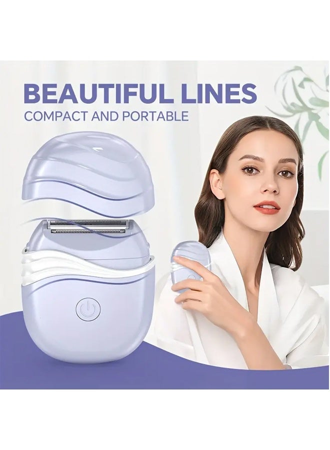 الحلاقة الكهربائية المدمجة للنساء ، الحلاقة اللاسلكية لإزالة الشعر مع رأس قابل للفصل ، شفرة الفولاذ المقاوم للصدأ ، مثالية للساقين والأذرعين ومنطقة البي ، معدات الحلاقة للسيدات تصميم الحلاقة الأنيقة تصميم الحلاقة اللاسلكية - Image 3