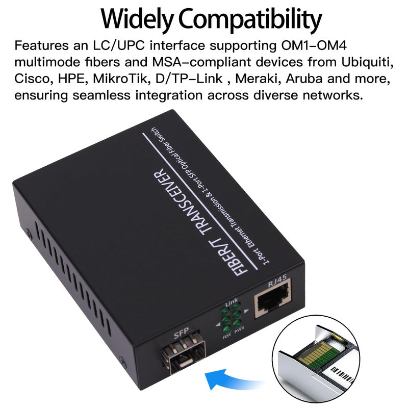 GESD 10Pack 10G SFP+ LC Module, 10GBase-SR Multi-Mode Ethernet Transceiver, 850nm MMF up to 400m â€“ Compatible with Cisco, Meraki, Ubiquiti, Mikrotik, Netgear, HPE, TP-Link, Aruba and More - Image 4