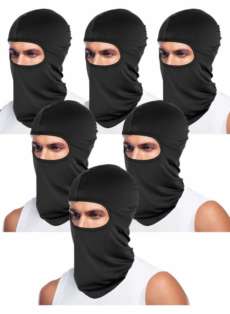 Y&D 6 Pieces Face Balaclava Cover Ice Silk UV Protection Full for Women Men Outdoor Sports  - Image 1