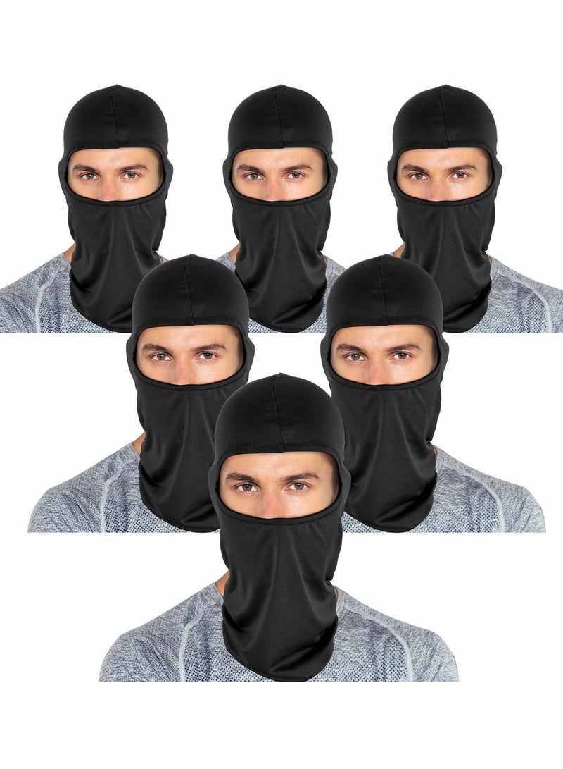 Y&D 6 Pieces Face Balaclava Cover Ice Silk UV Protection Full for Women Men Outdoor Sports  - Image 2