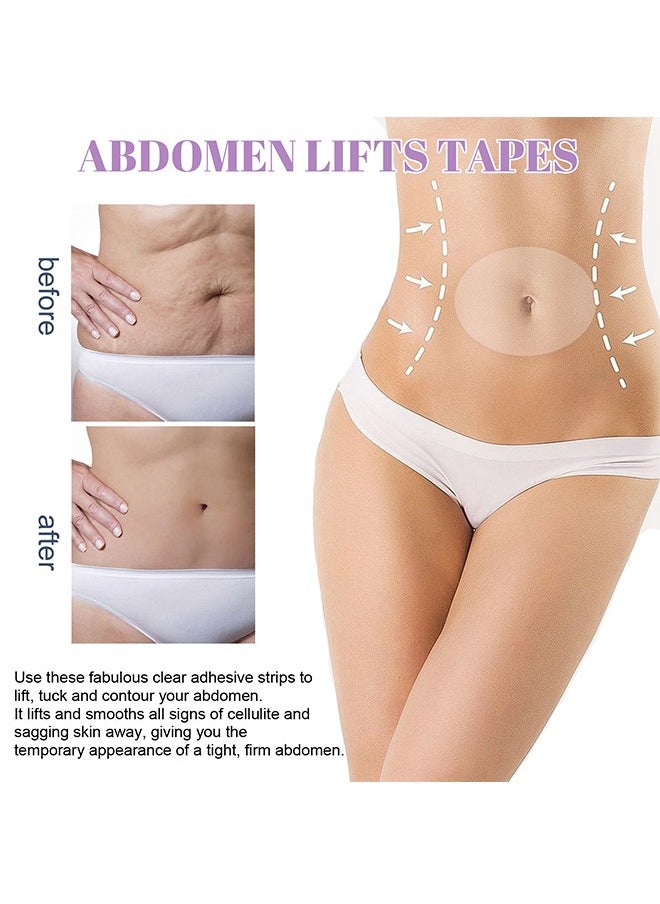 EELHOE 10 PCS Abdomen Lift Tapes, for Anti-wrinkles, Reusable Silicone Stretch Marks Patch for Lifts Sagging Skin on Abdomen, Smooths Wrinkles - Belly Stomach Pads Stickers, Tummy Sculpting Tape  - Image 3