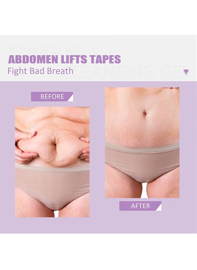 EELHOE 10 PCS Abdomen Lift Tapes, for Anti-wrinkles, Reusable Silicone Stretch Marks Patch for Lifts Sagging Skin on Abdomen, Smooths Wrinkles - Belly Stomach Pads Stickers, Tummy Sculpting Tape  - Image 4