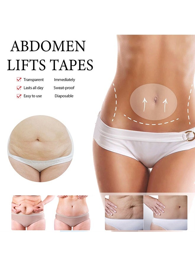 EELHOE 10 PCS Abdomen Lift Tapes, for Anti-wrinkles, Reusable Silicone Stretch Marks Patch for Lifts Sagging Skin on Abdomen, Smooths Wrinkles - Belly Stomach Pads Stickers, Tummy Sculpting Tape  - Image 5