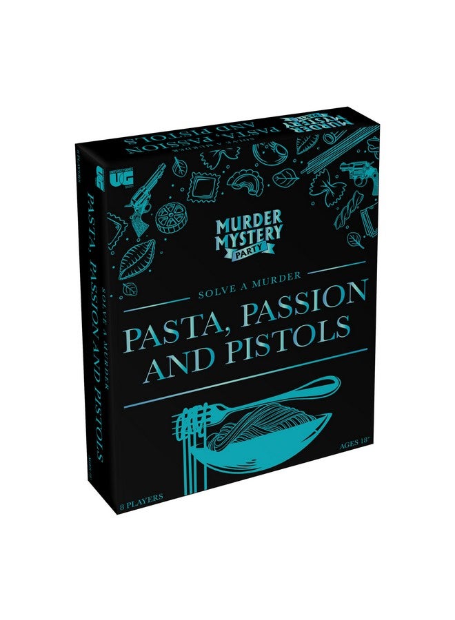 University Games Murder Mystery Party Games - Pasta, Passion & Pistols - Image 1