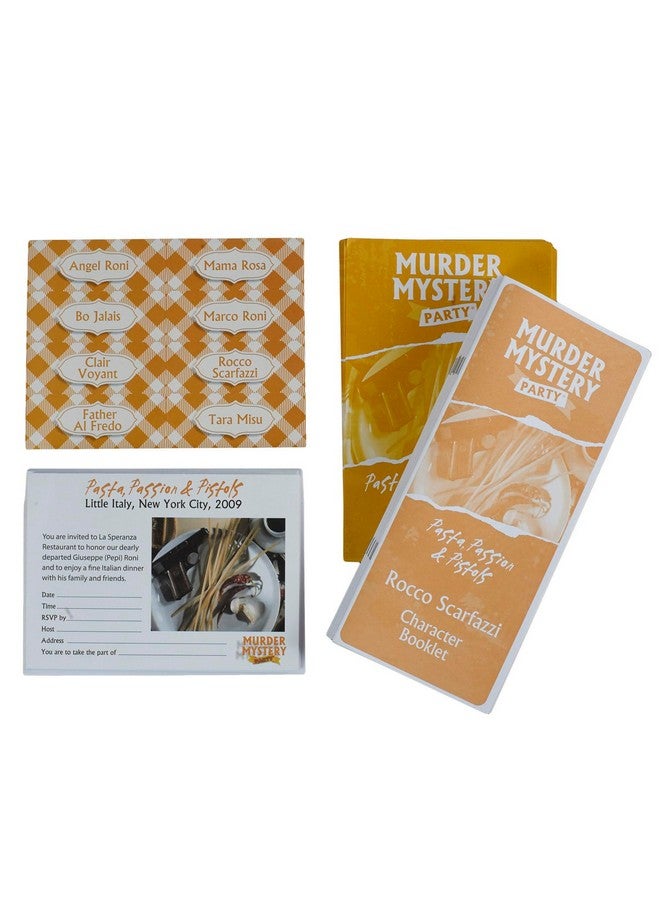 University Games Murder Mystery Party Games - Pasta, Passion & Pistols - Image 2