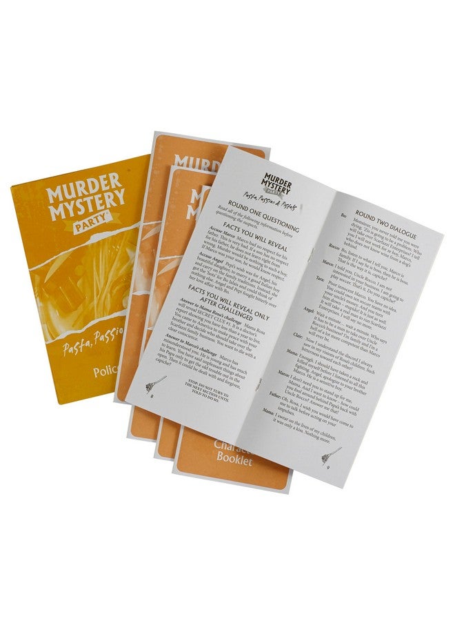 University Games Murder Mystery Party Games - Pasta, Passion & Pistols - Image 4