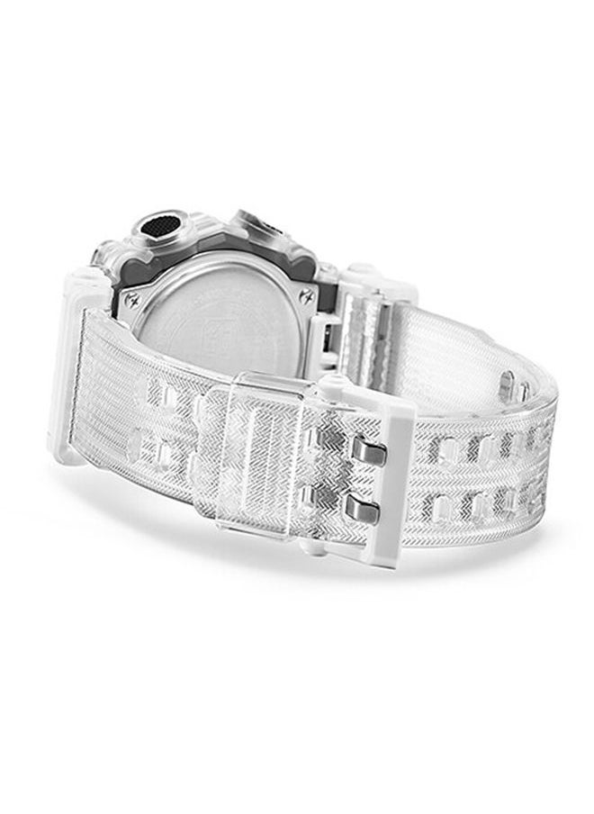 CASIO - Analog Plus Digital Round Water Resistance Wrist Watch GA-900SKL-7ADR - Image 1