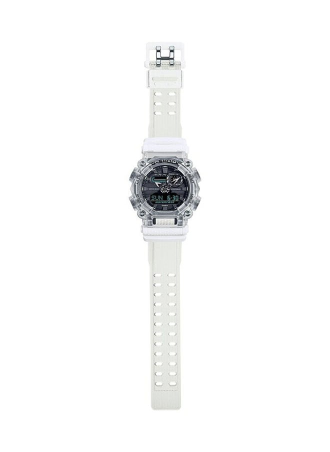 CASIO - Analog Plus Digital Round Water Resistance Wrist Watch GA-900SKL-7ADR - Image 1