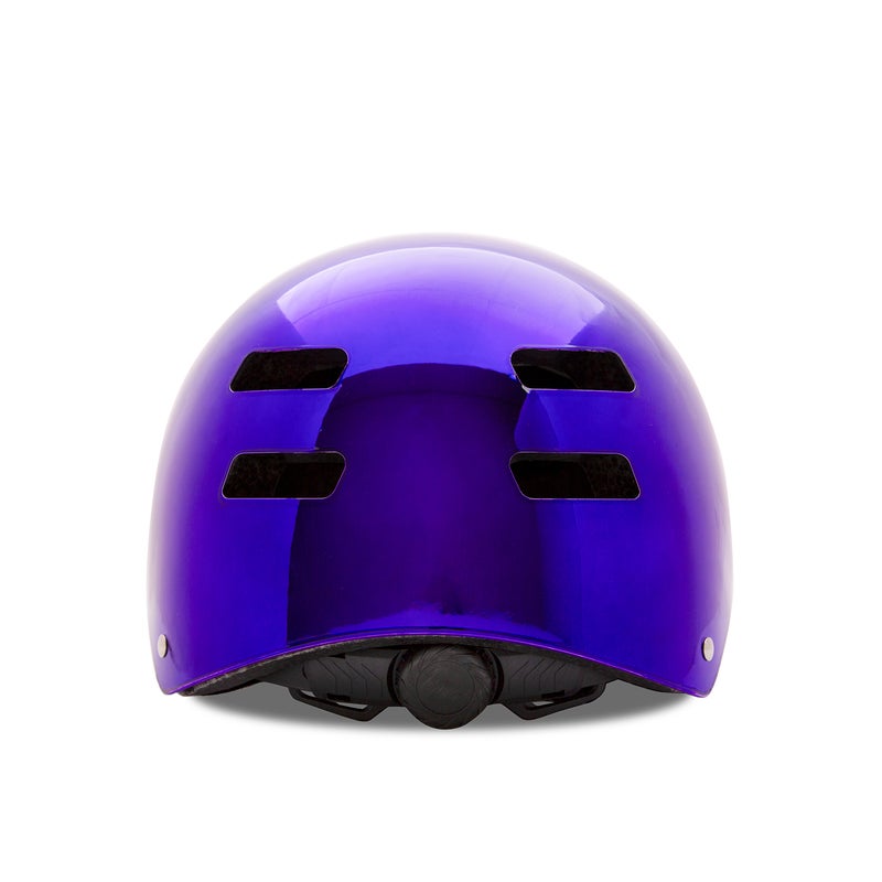 Spartan Mirage Plus Adult Skate Helmet | Medium Size 54–58 cm | Rainbow Chrome Finish | ABS Shell with EPS Foam Liner | Dial-Fit System | 12 Vents | Lightweight 500g | Multi-Sport Helmet | SP-9083 - Image 2